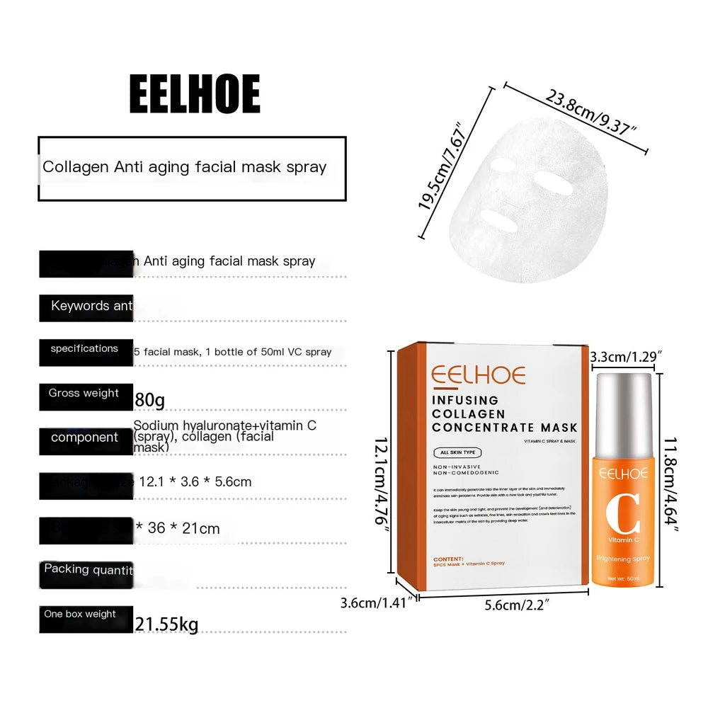 EELHOE Collagen Anti-Aging Facial Spray Mask