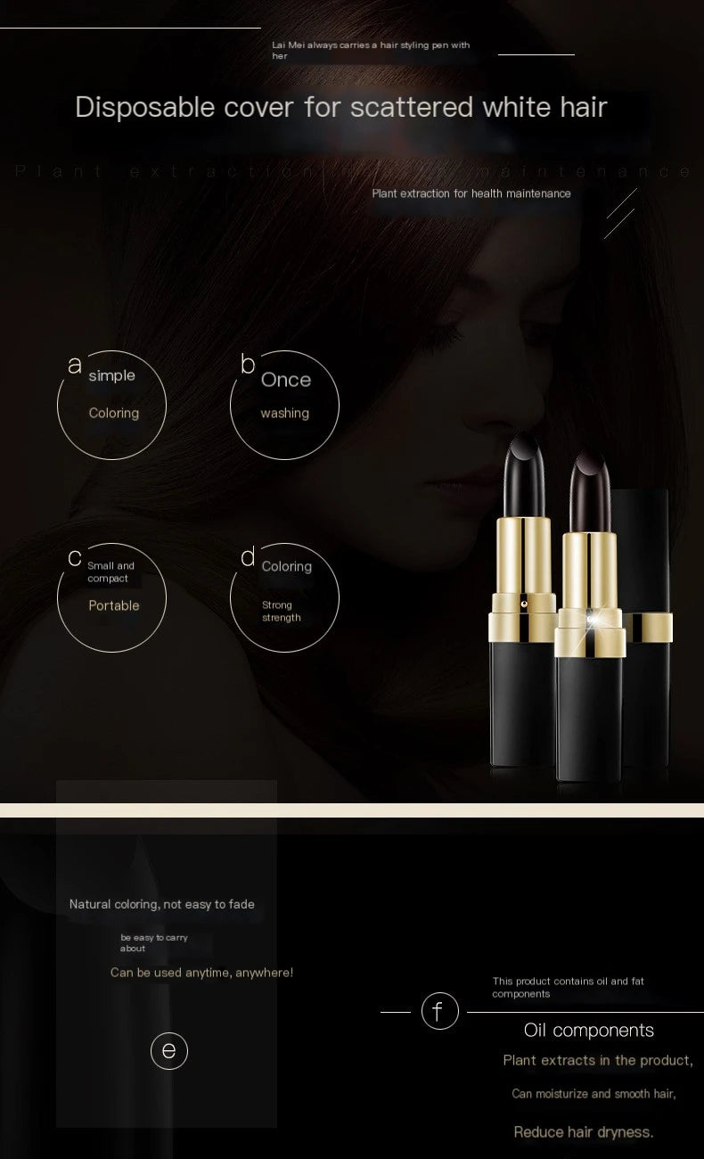 Hair Dye Stick for Quick Gray Coverage
