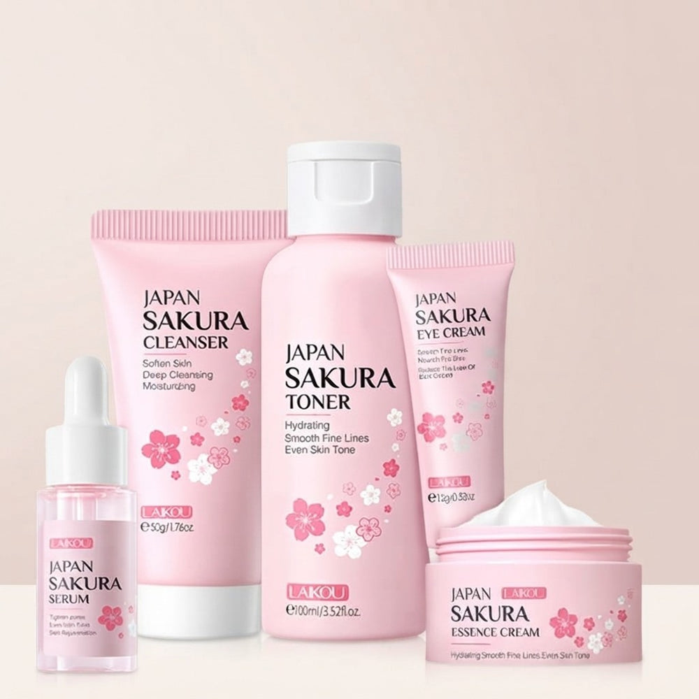 Sakura Skincare Routine Set