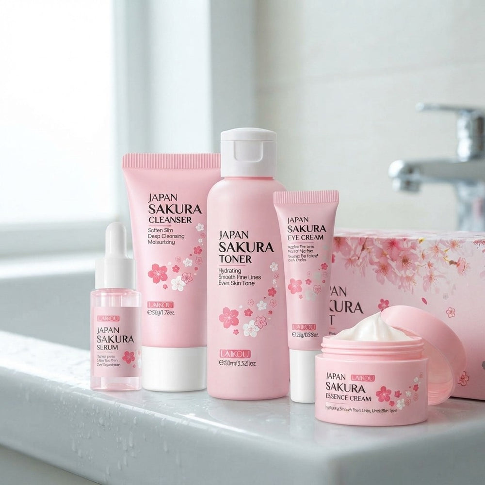 Sakura Skincare Routine Set