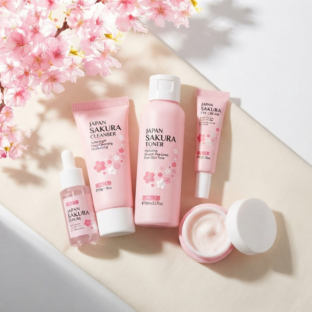 Sakura Skincare Routine Set